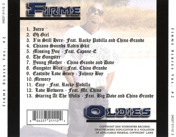 Young Trigger Presents... Firme Oldies Volume 2 Chicano Rap